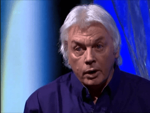 David Icke discussing his new book - Gork From Zork : The Truth About Barack Obama , Cross Dressing Lizard Queen From Planet Zork